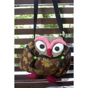  Thai Handmade Owl Sling Bags Large Shoulder Bag Pt1 