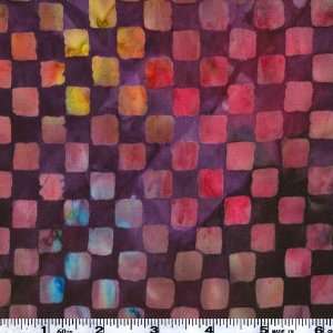   Artisan Batiks Checks Grape Fabric By The Yard: Arts, Crafts & Sewing