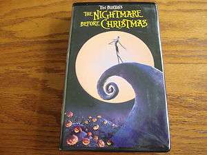 TIM BURTONS THE NIGHTMARE BEFORE CHRISTMAS VHS 765362236039  