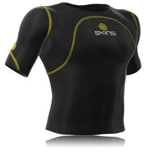    Skins Crom Short Sleeve Tight Compression Top: Sports & Outdoors