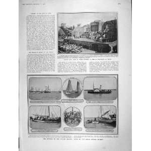  1906 OPERA OPEN AIR BEZIERS COLNE OYSTER FISHERY BOATS 