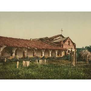  Mission San Antonio in California, ca. 1898   Exceptional 