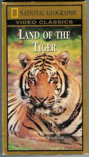   GEOGRAPHIC PRESENTS LAND OF THE TIGER 1993 043396519237  