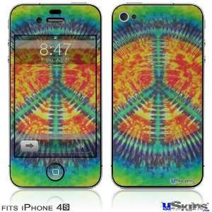  iPhone 4S Skin   Tie Dye Peace Sign 111: Everything Else
