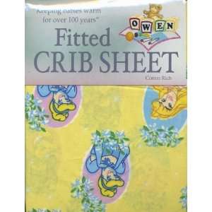   Princess Fitted Crib Sheet YELLOW Toddler Fitted Bed Sheet: Baby