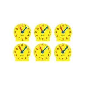 4 Tick Tock Student Clocks   Set of 6 Toys & Games