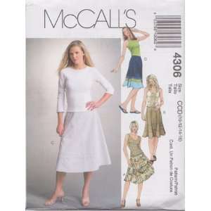   McCalls Sewing Pattern 4306 (Size CCD 10 12 14 16) 