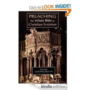 Preaching the Whole Bible as Christian Scripture The Application of 