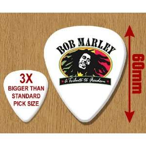  Bob Marley BIG Guitar Pick: Musical Instruments