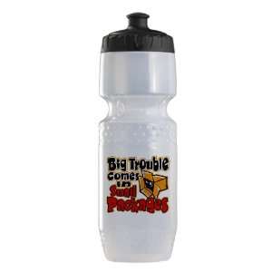  Trek Water Bottle Clear Blk Big Trouble Comes In Small 
