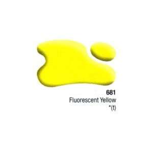  System 3 Acrylic 75ml Fluorescent Yellow Toys & Games