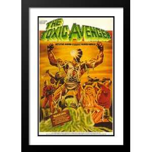  The Toxic Avenger 20x26 Framed and Double Matted Movie 