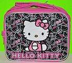 NEW Hello Kitty PINK SPARKLEY INSULATED SCHOOL LUNCH BAG/BOX