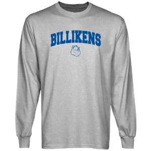  Saint Louis Billikens Ash Logo Arch Long Sleeve T shirt 
