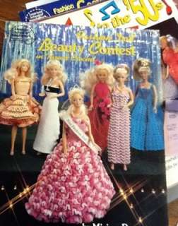 Barbie Fashion Doll Beauty Contest Crochet Dresses Miriam Dow Formals 