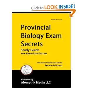 Provincial Biology Exam Secrets Study Guide: Provincial Test Review 