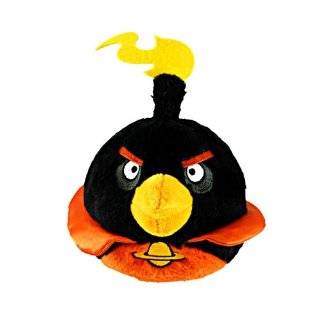 Angry Birds Angry Bird 5 Space Black Bird Plush with sound