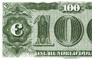Replica 1890 $100 Watermelon (Brown Seal) Treasury Note