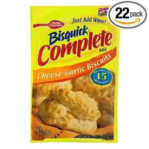 Bisquick Complete Mix, Cheese Garlic, 7.75 Ounce Units (Pack of 22 