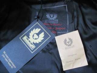 Authentic BELSTAFF Black Leather Jacket Men L NEW  