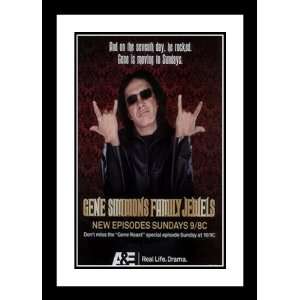  Gene Simmons Family Jewels 32x45 Framed and Double Matted 