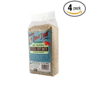 Bobs Red Mill Organic Steel Cut Oats, 4 Grocery & Gourmet Food