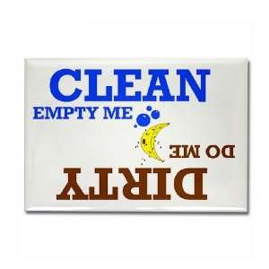  Dish Washer Reminder Humor Rectangle Magnet by  