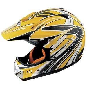  GMax GM56X Helmet   X Large/Yellow/Black/White Automotive