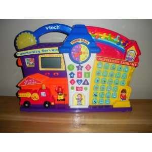    Vtech Electronics Town Hall Learning Town Play Center Toys & Games