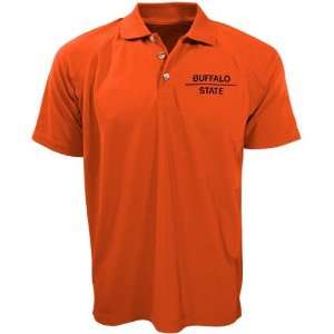  NCAA Buffalo State Bengals Orange Tournament Polo Sports 