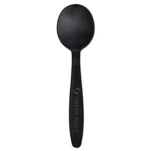  Compostable Soup Spoon (Black)