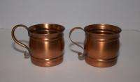Gregorian Solid Copper Mugs  