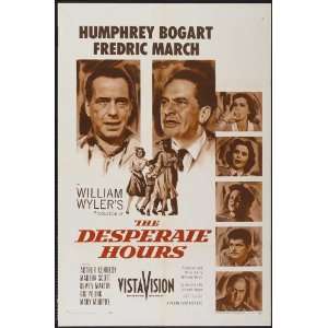  The Desperate Hours (1955) 27 x 40 Movie Poster Style D 