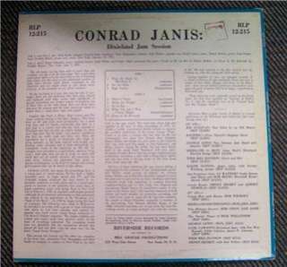 33 LP Conrad Janis Dixieland Jam Session RLP 12215  