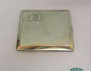 Vintage Continental 833 Silver Cigarette Case 1950s  