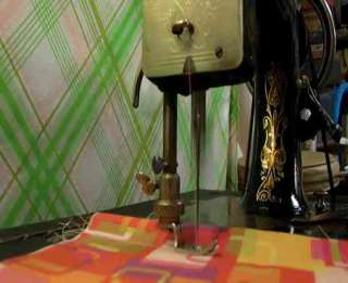 Vintage The Bartlett OVB Treadle Sewing Machine Rare  