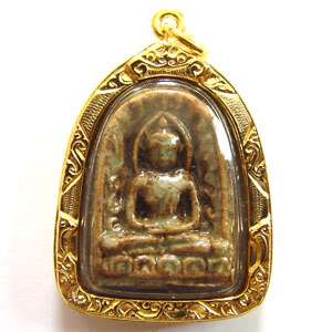 AWESOME OLD THAI BUDDHA AMULET SOOMKOR OVER 800 YEARS   