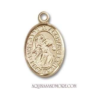  St. Gabriel the Archangel Small 14kt Gold Medal Jewelry
