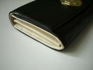 Kate Spade Cyndy Bexley Black Leather Wallet $195  