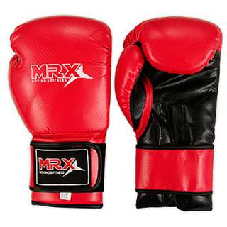LEATHER BOXING GLOVES SPARRING PUNCH BAG KICK BOXING  