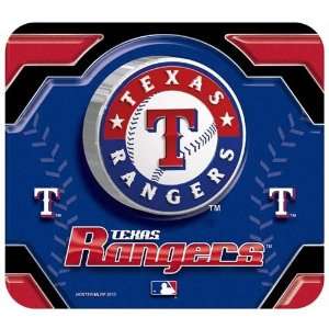  MLB Texas Rangers Team Logo Neoprene Mousepad: Sports 