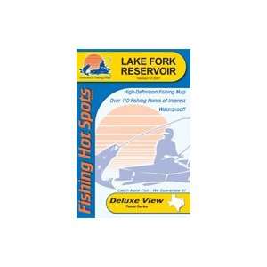  Lake Fork Reservoir Fishing Map (Texas Fishing Series 