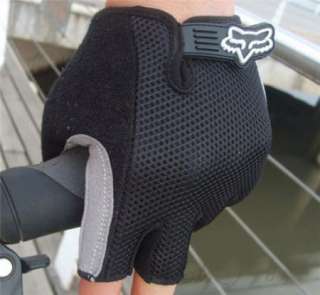 2011 NEW Cycling Bike Bicycle Half Finger Gloves BLACK  