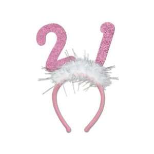  21 birthday glittered bobbers w/marabou Health & Personal 