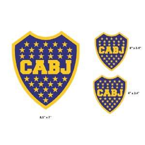  Set of 3   Boca Juniors football sticker vinyl decal 
