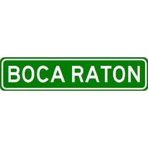  BOCA RATON City Limit Sign   High Quality Aluminum Sports 
