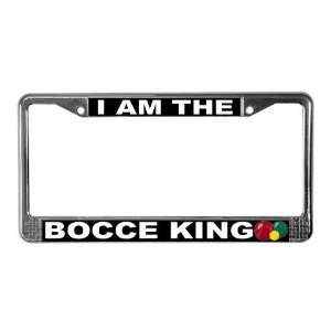 Bocce Sports License Plate Frame by CafePress