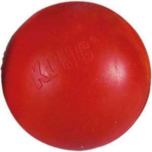 KONG Rubber Ball MED.  LARGE Dog Toy Puncture Resistant  