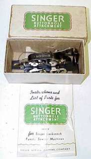 Super Nice 1935 Singer Featherweight 221 1 w/Attachments, Buttonholer 