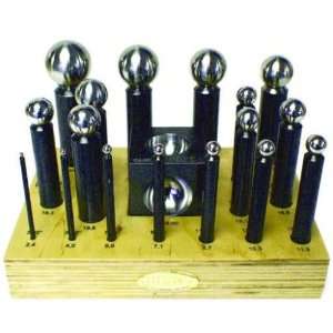   19pc Dapping Punches & Block Set Metal Forming Tools: Home & Kitchen